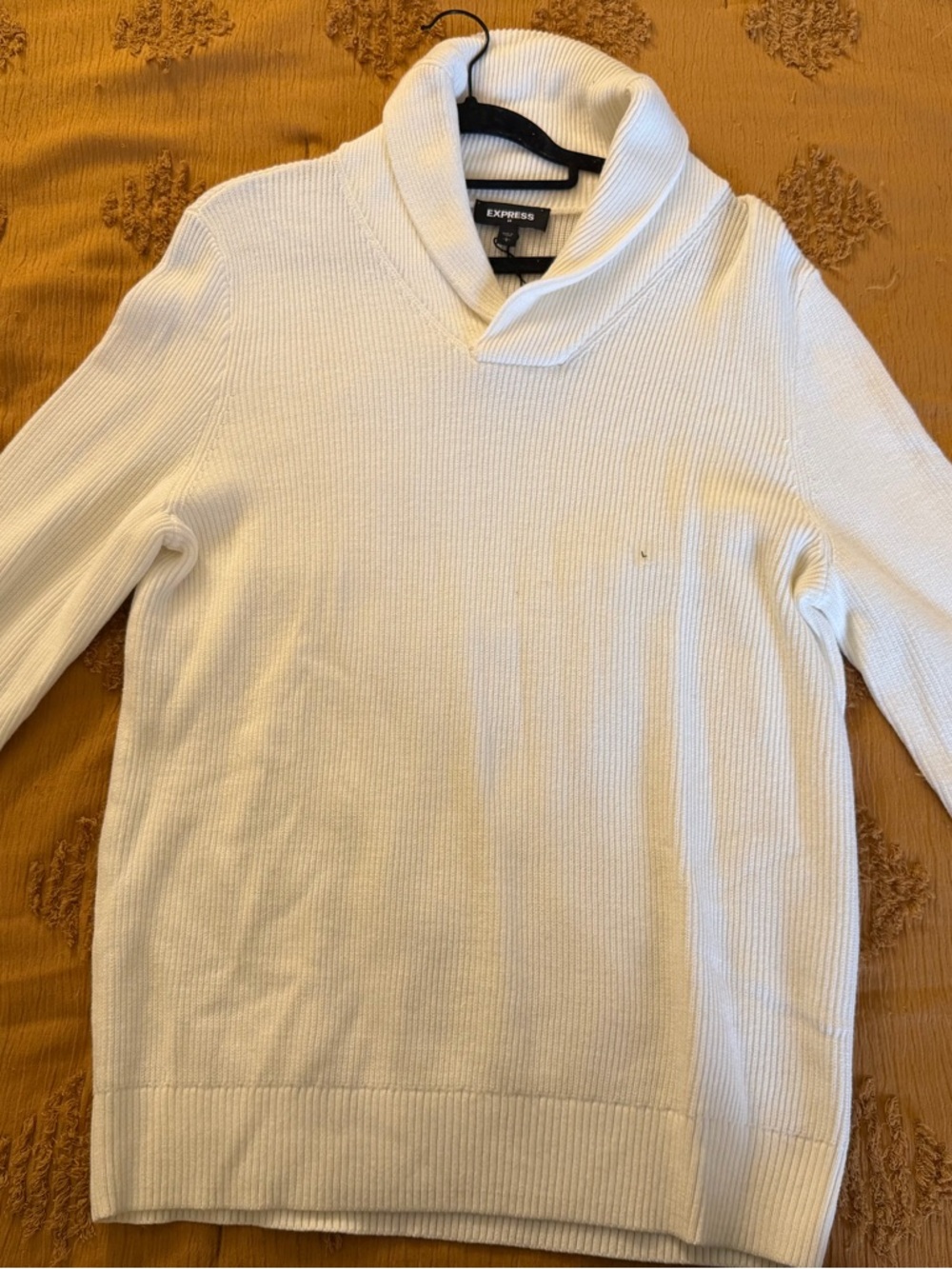 Express Men’s Turtleneck Sweater - White
